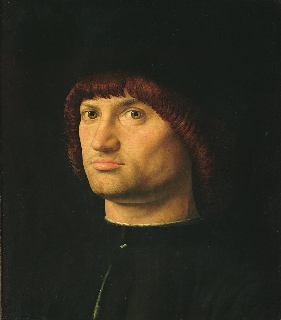 Portrét muže, aneb The Condottiere, 1475 od Antonello da Messina
