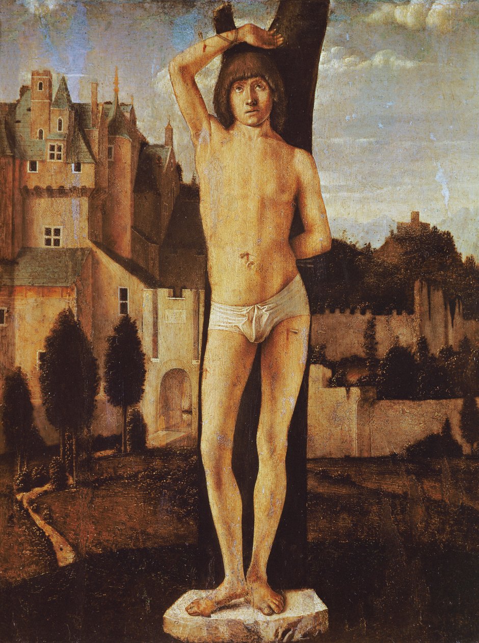 Svatý Šebestián (olej na dřevě) od Antonello da Messina