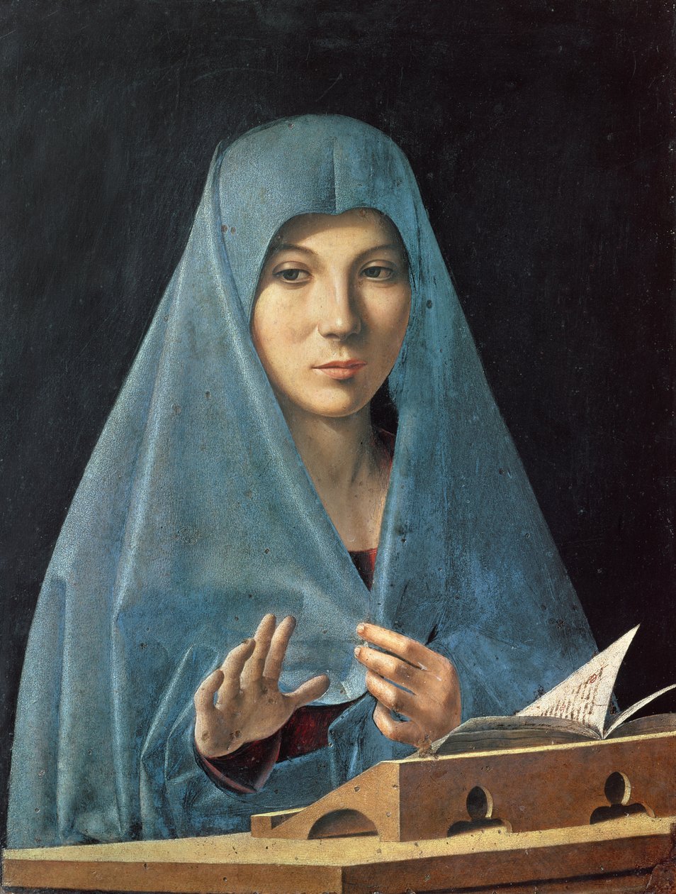 Zvěstování, 1474-75 od Antonello da Messina
