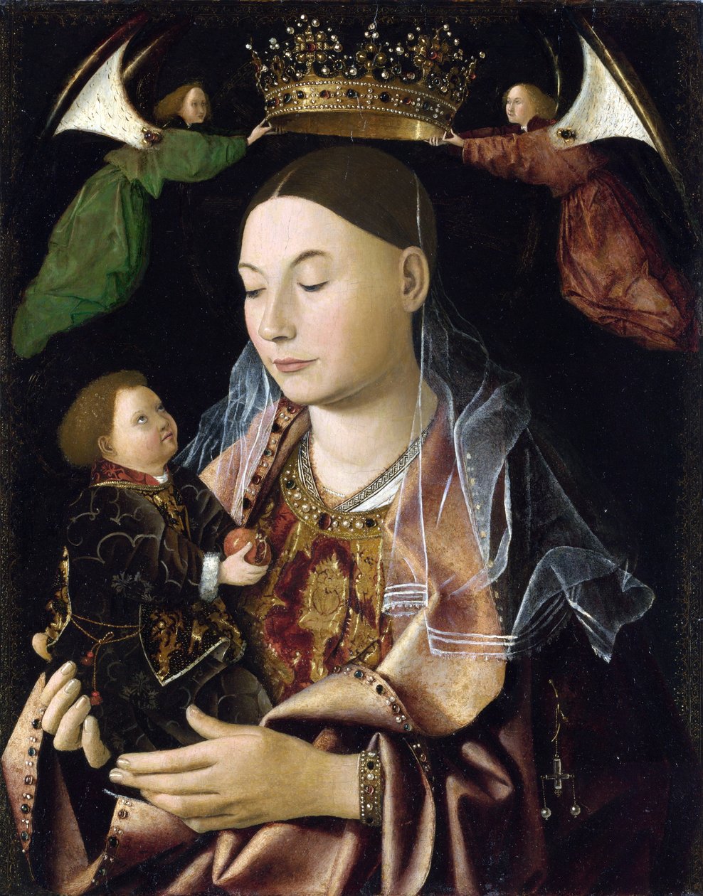 Panna s dítětem od Antonello da Messina