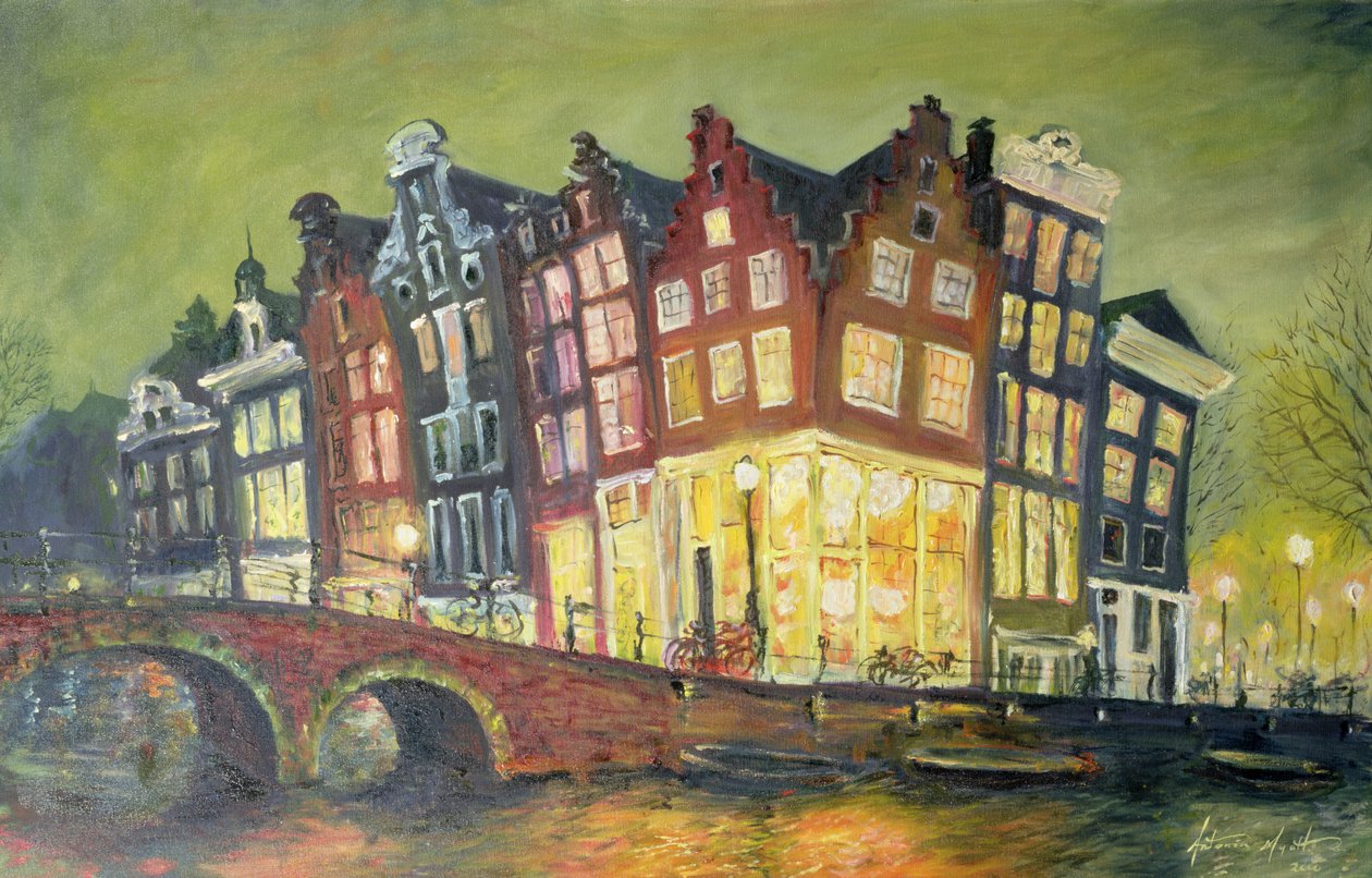 Bright Lights, Amsterdam, 2000 od Antonia Myatt
