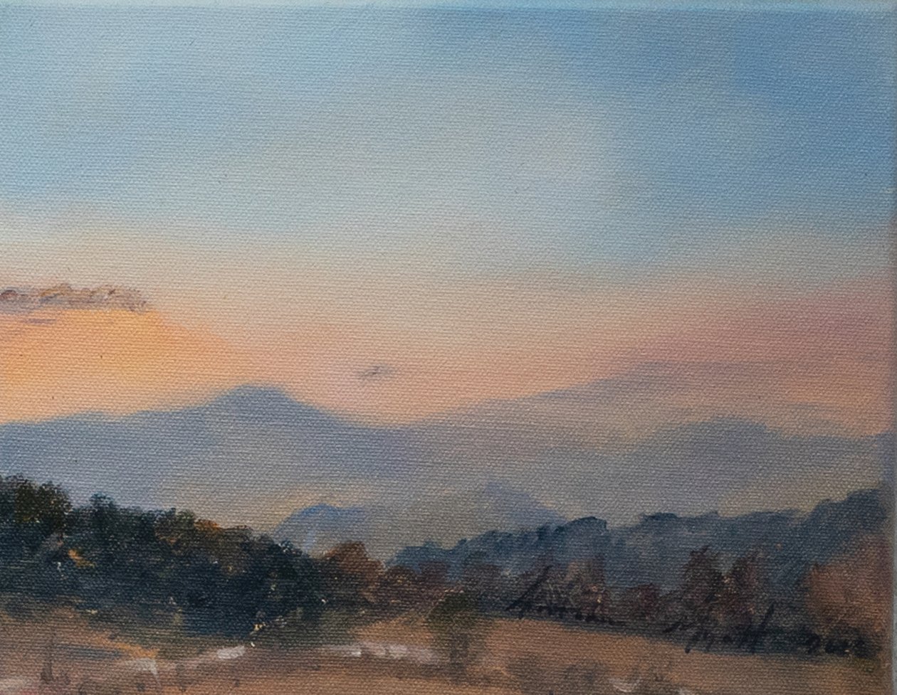 Hills of Italy, 2018 (olej na plátně) od Antonia Myatt