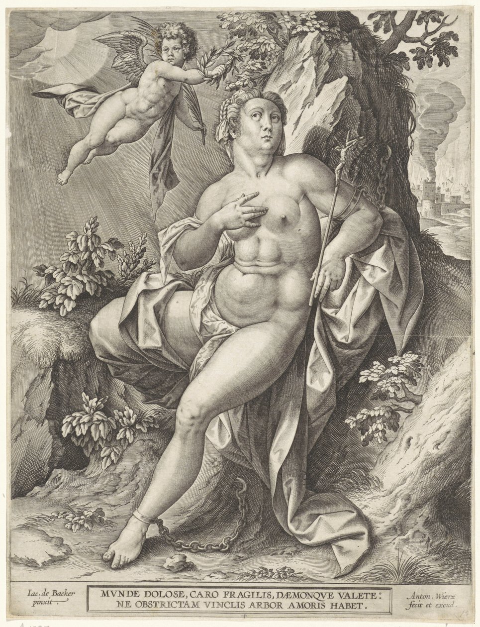 Alegorie víry od Antonie Wierix (II)