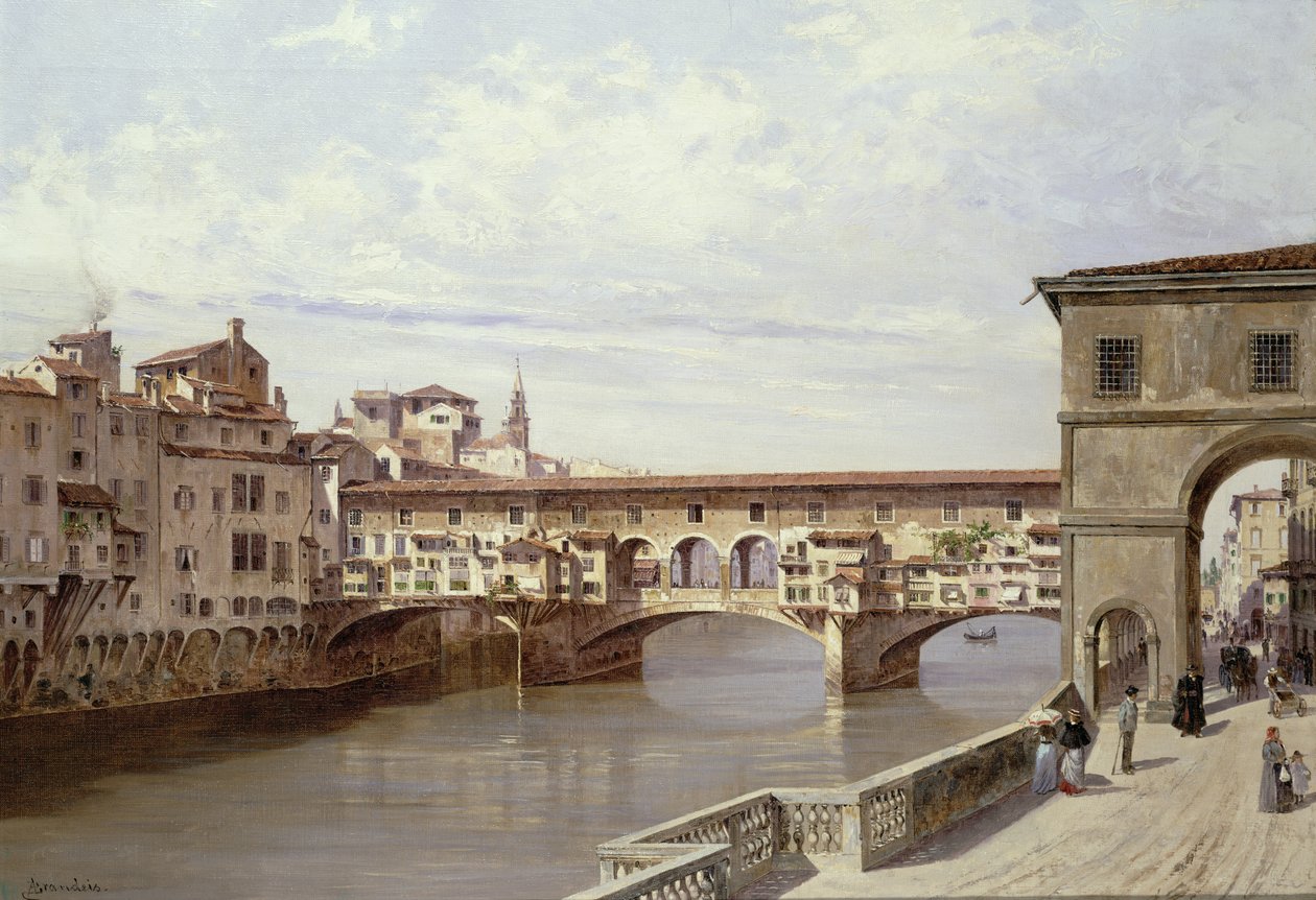 Pontevecchio, Florencie od Antonietta Brandeis