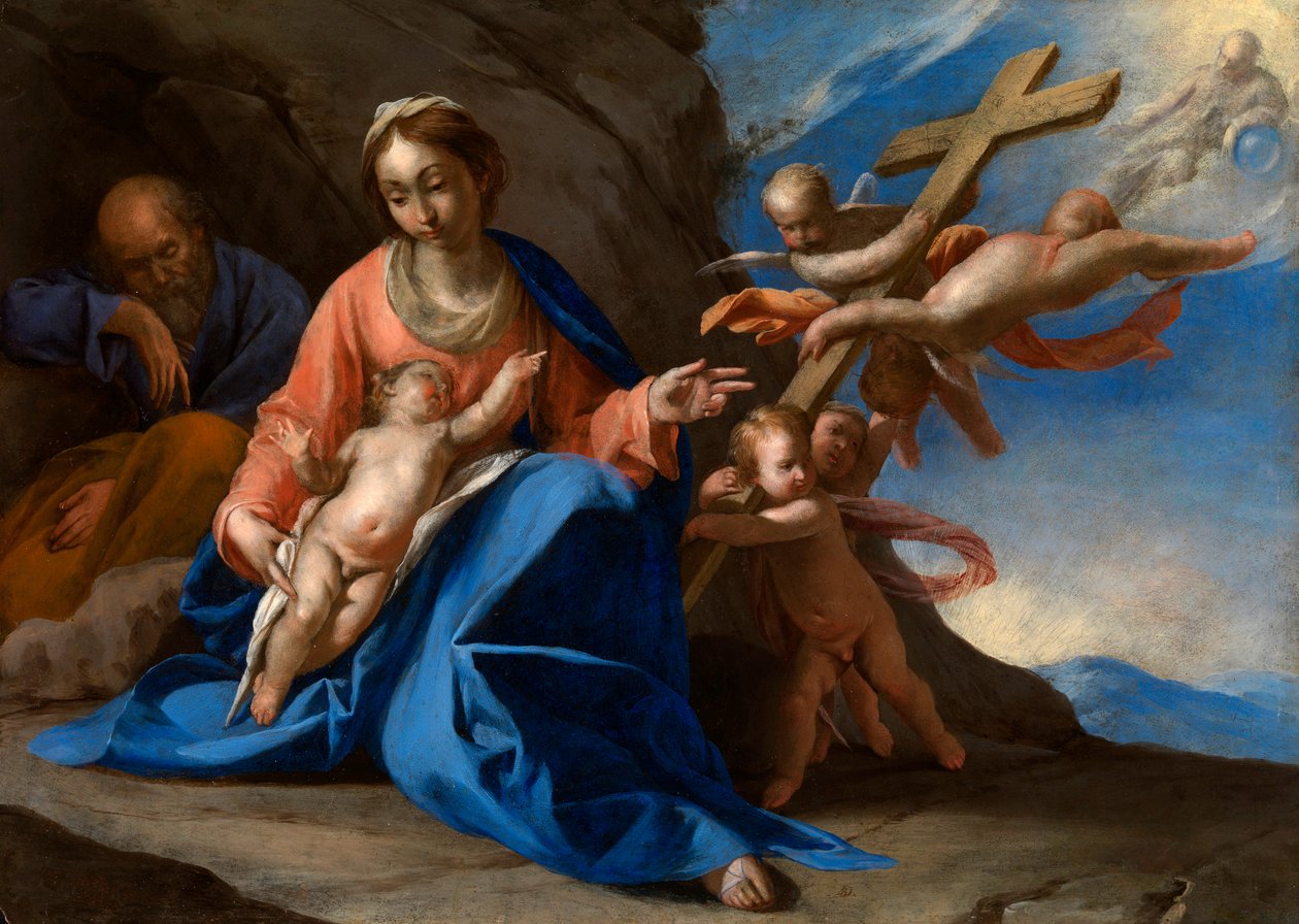 Zbytek na útěku do Egypta od Antonio de Bellis