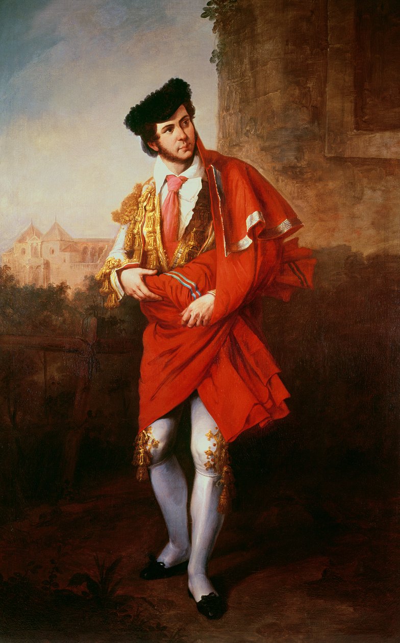 Portrét toreadora (pár viz 86510) od Antonio Cabral Bejarano