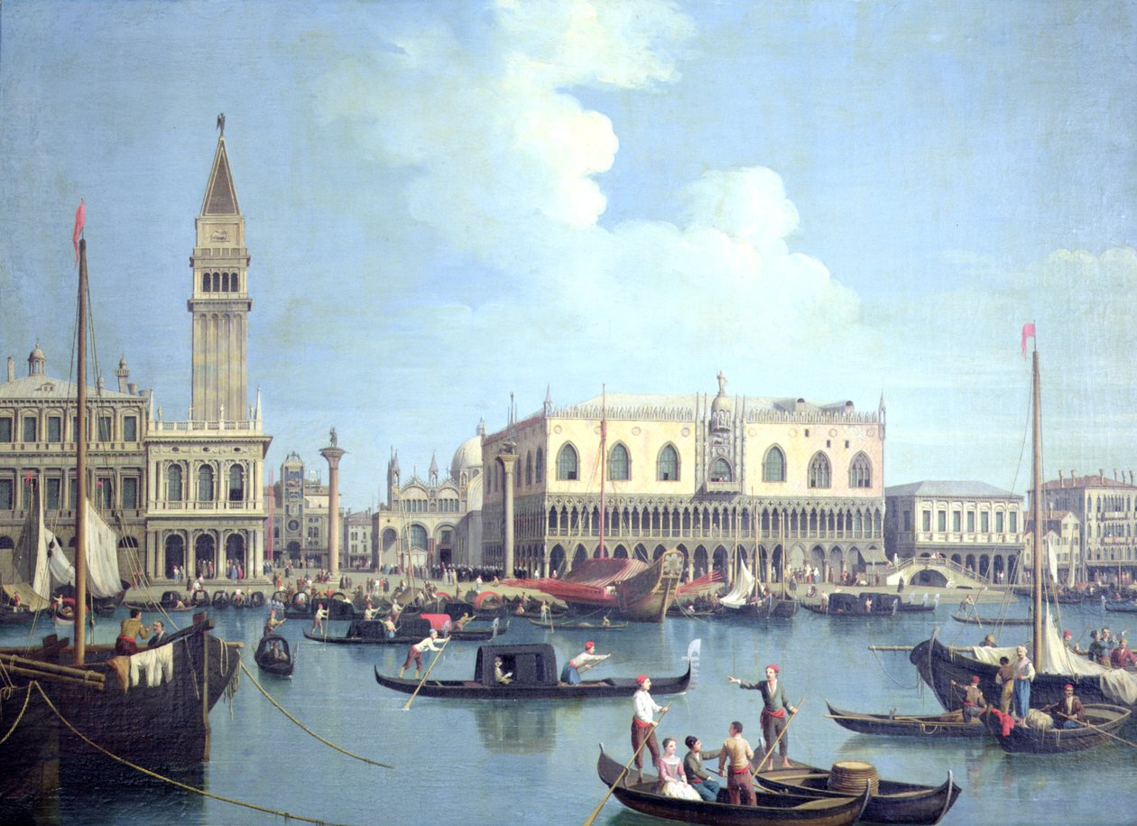 Pohled na Canal Grande od Giovanni Antonio Canal