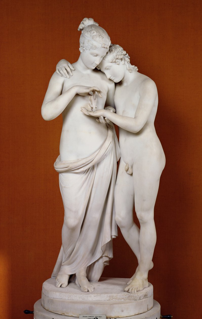 Cupid a Psyche (mramor) od Antonio Canova