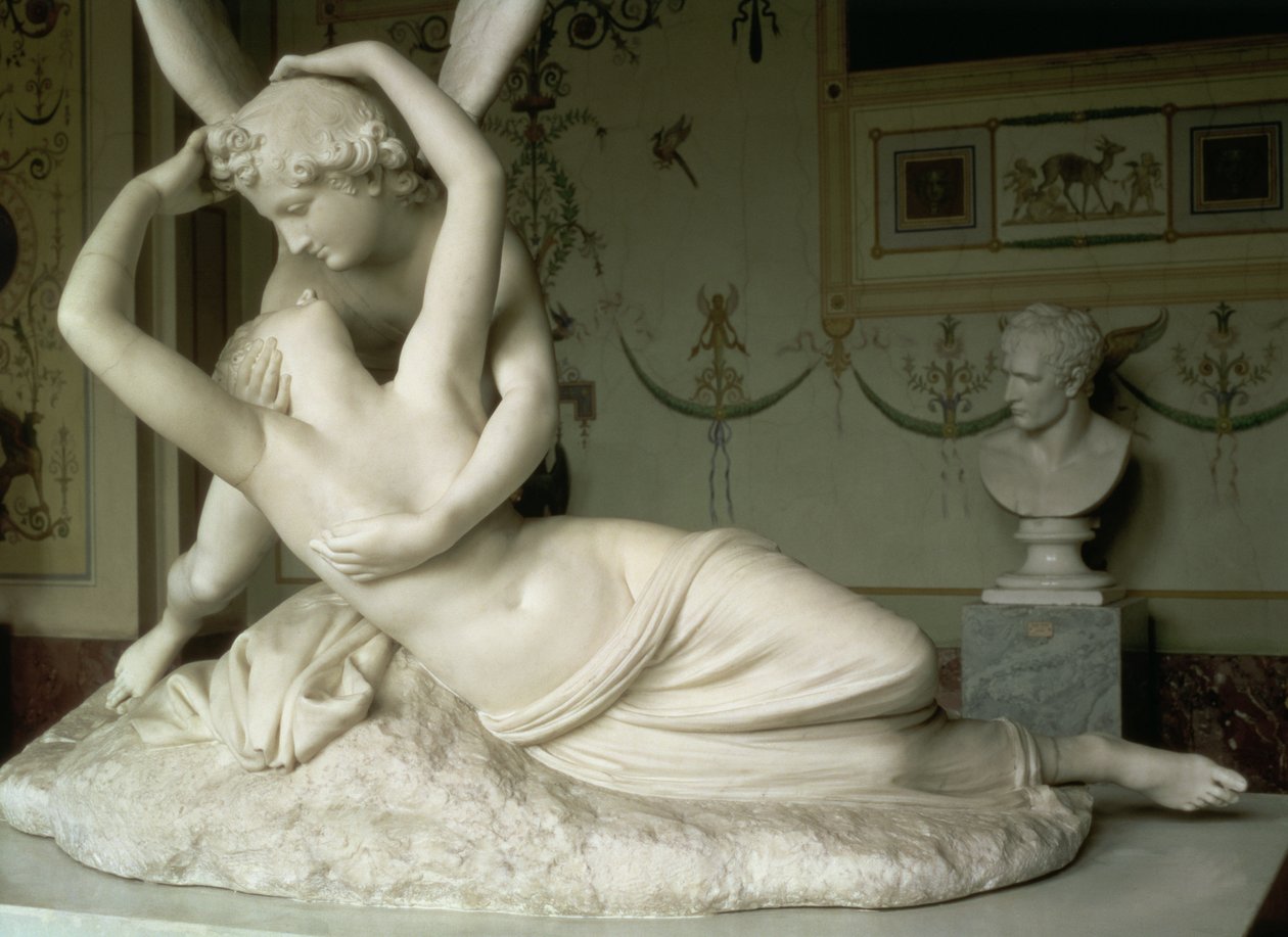 Amor a Psyché, 1796 (mramor) od Antonio Canova