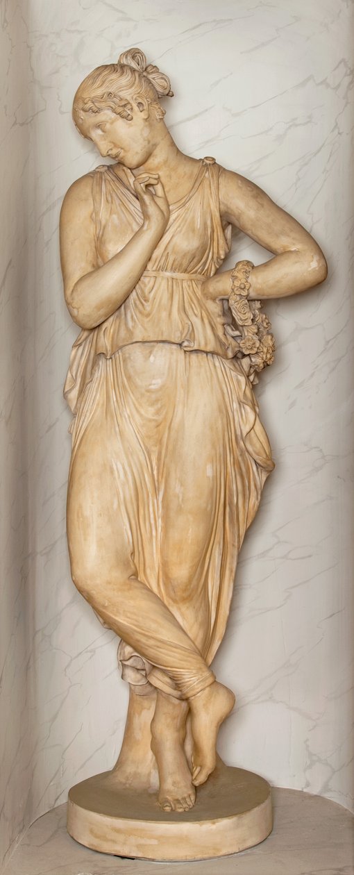 Tanečnice s prstem na bradě (sádra) (viz také 698751) od Antonio Canova