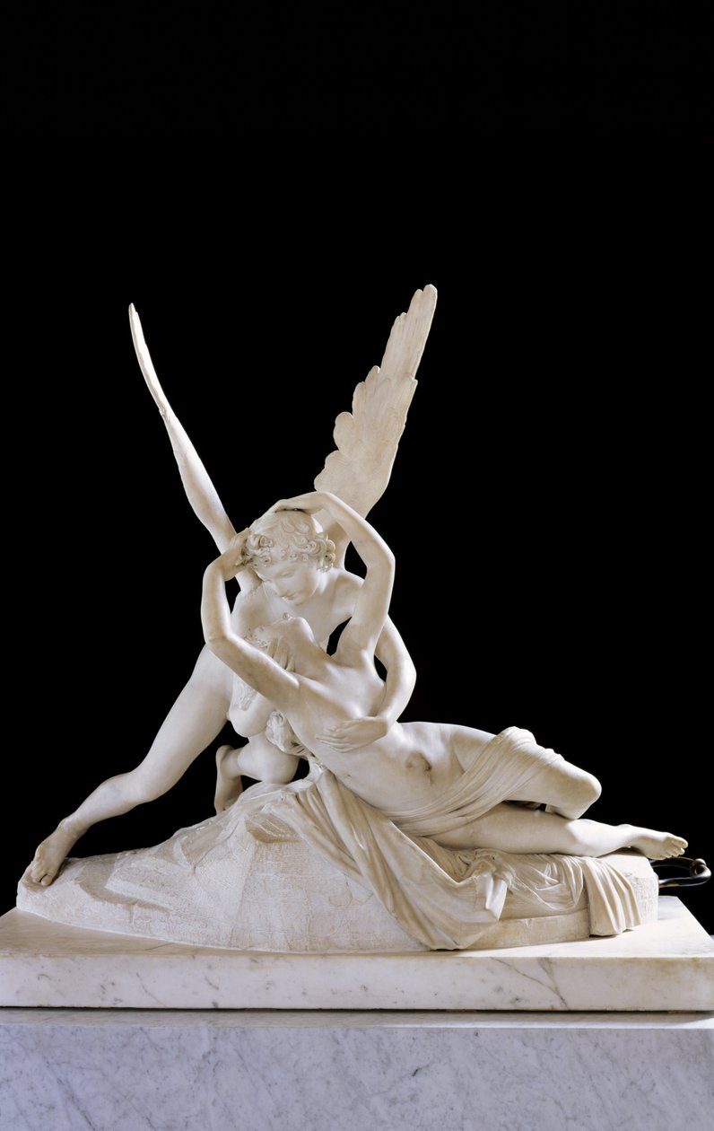 Psyché oživená polibkem Amora 1787 (mramor) (podrobnosti viz 27638) (viz také 154097) od Antonio Canova