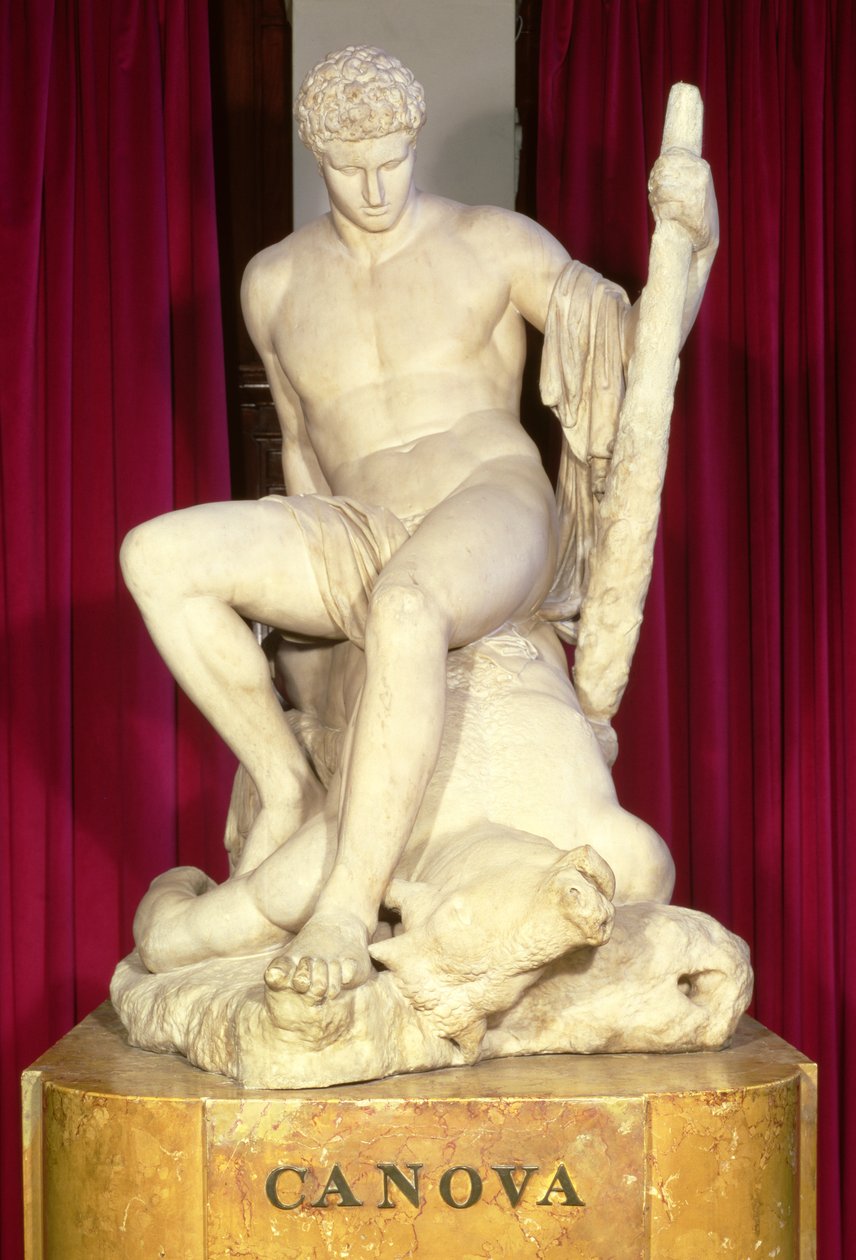 Theseus a Minotaurus, 1782 (mramor) od Antonio Canova