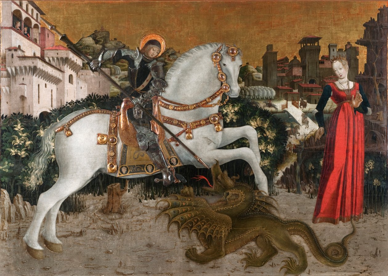 Svatý Jiří a princezna. od Antonio Cicognara
