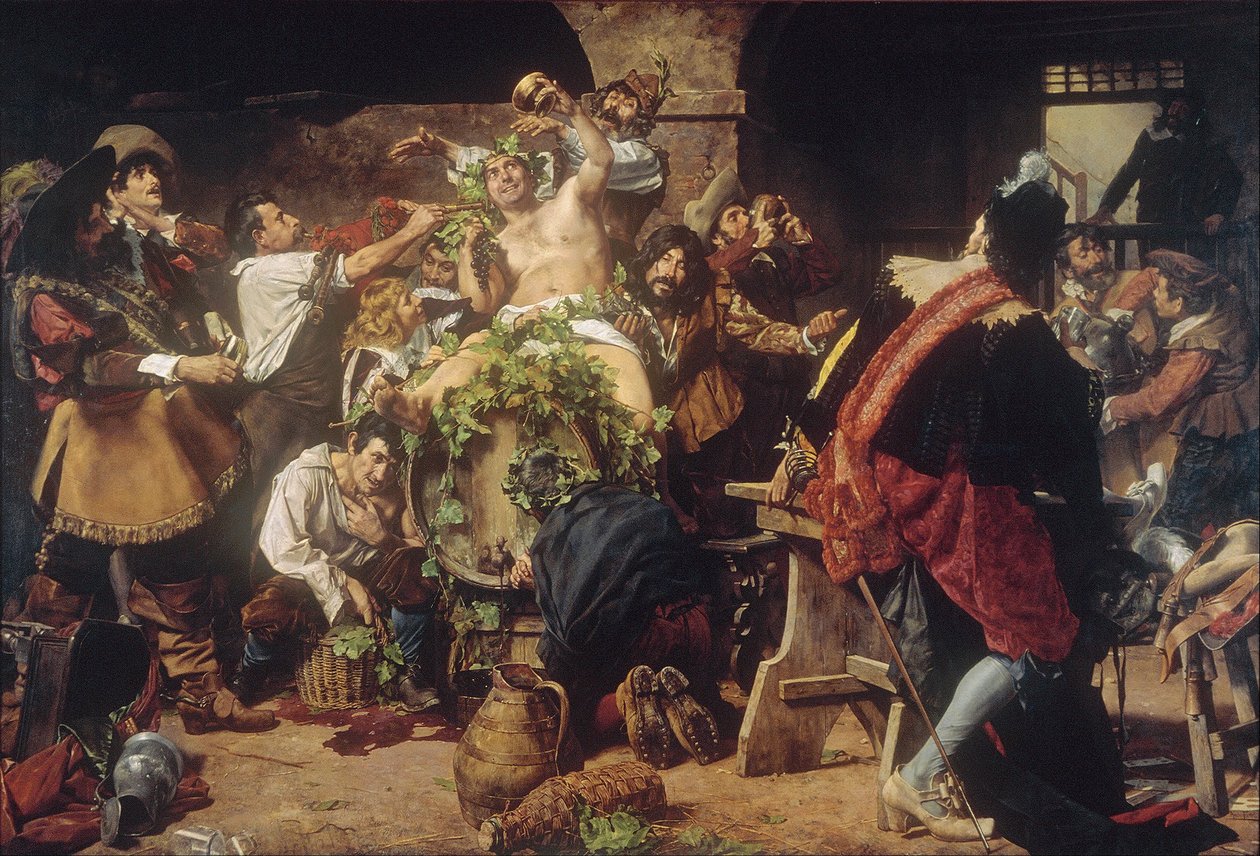 Opilci (Bacchanal) od Antonio Maria Fabres y Costa