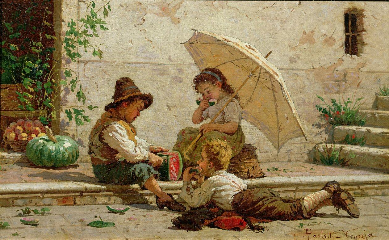 Benátské děti od Antonio Ermolao Paoletti