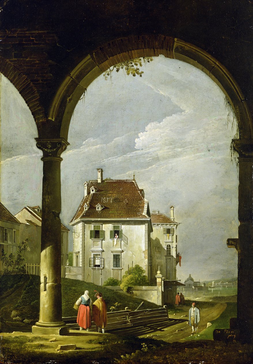 Benátský pohled, 1817 od Antonio Pian