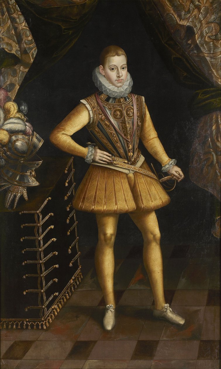 Portrét Filipa III Španělska od Antonio de Succa