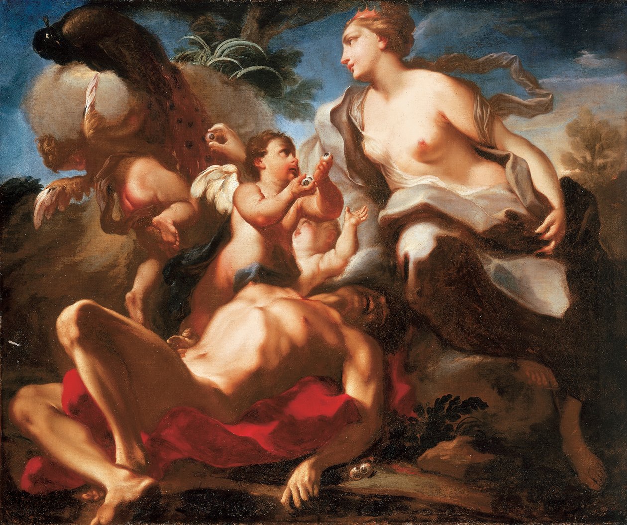 Juno a páv od Antonio Balestra