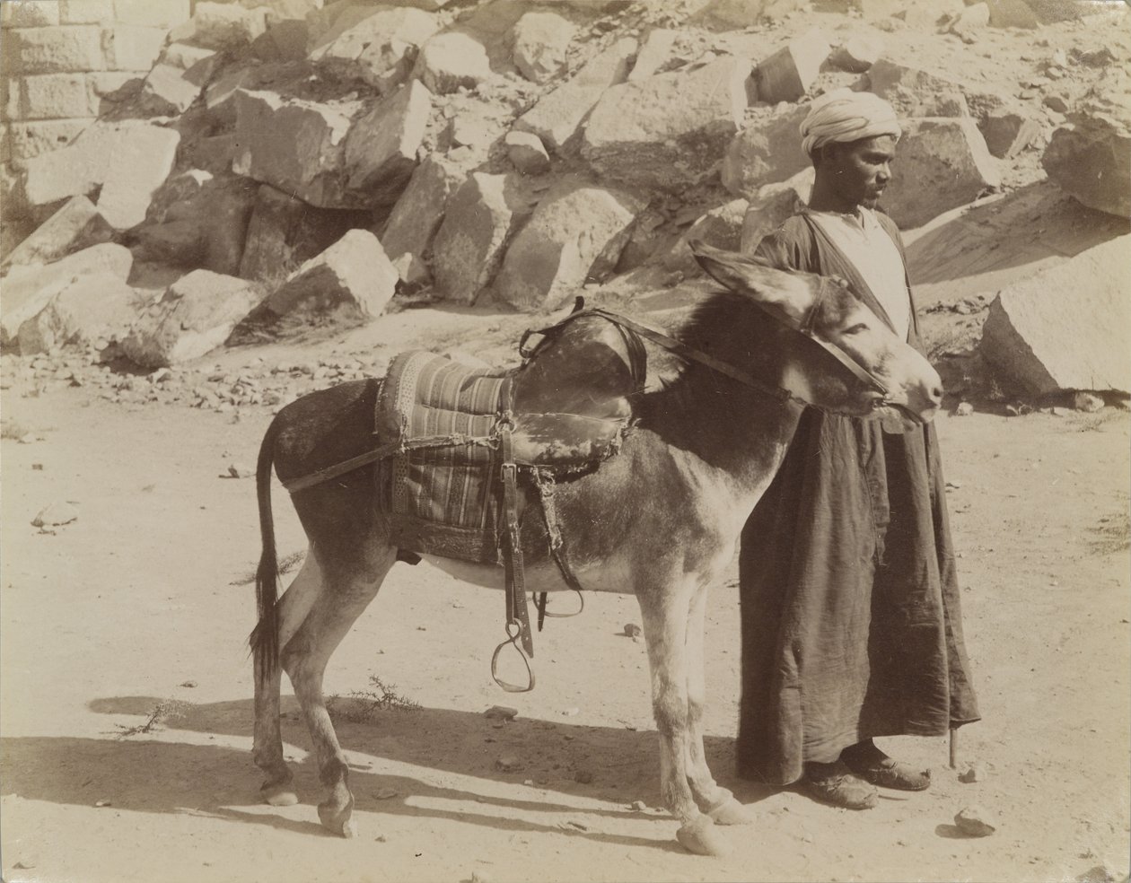 Bourier a Bouriquer, Egypt od Antonio Beato