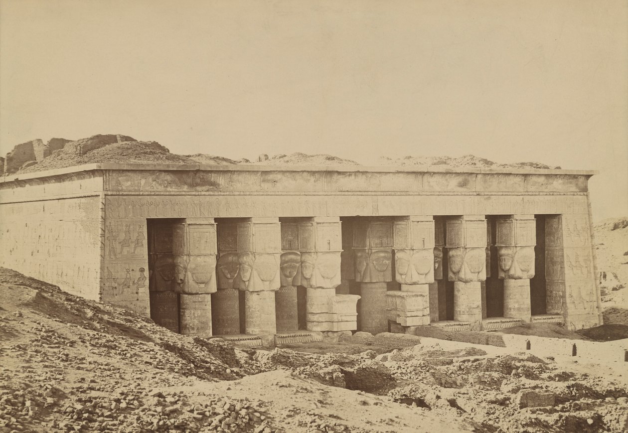 Dendera: Fa?ade od Antonio Beato