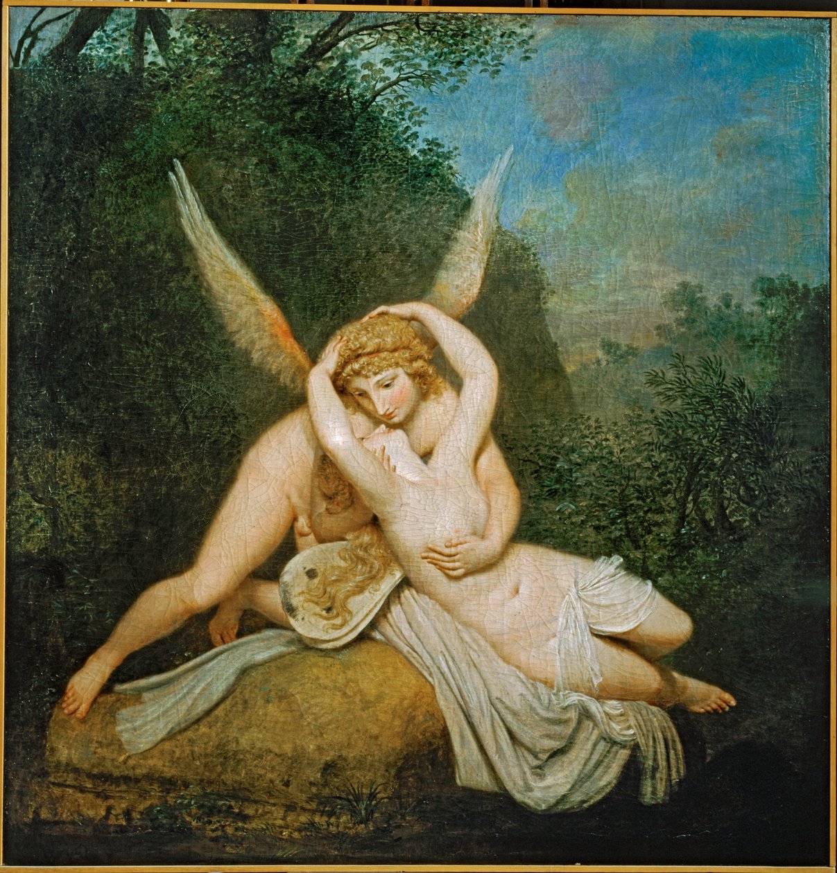 Amor a Psyché ... (malba na plátně) od Antonio Canova