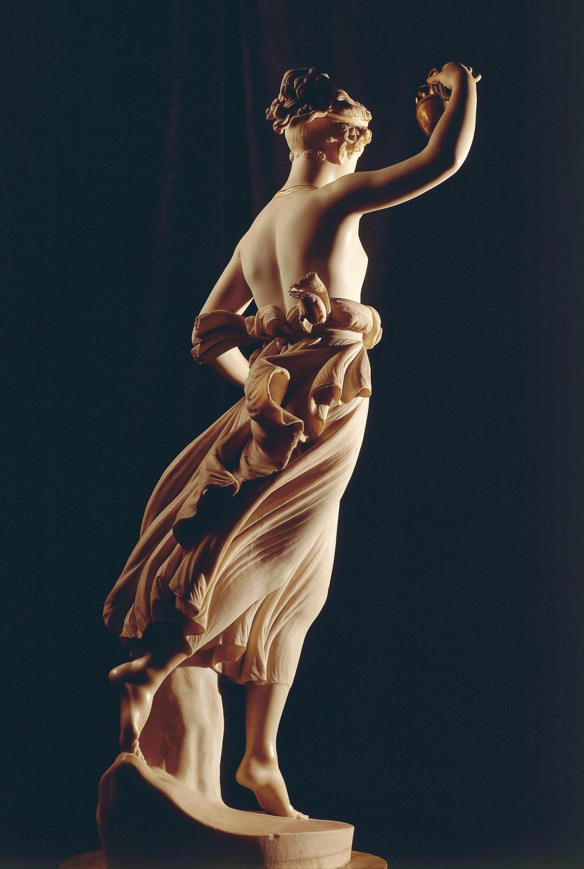 Hebe od Antonia Canovy (1757-1822), mramorová socha od Antonio Canova