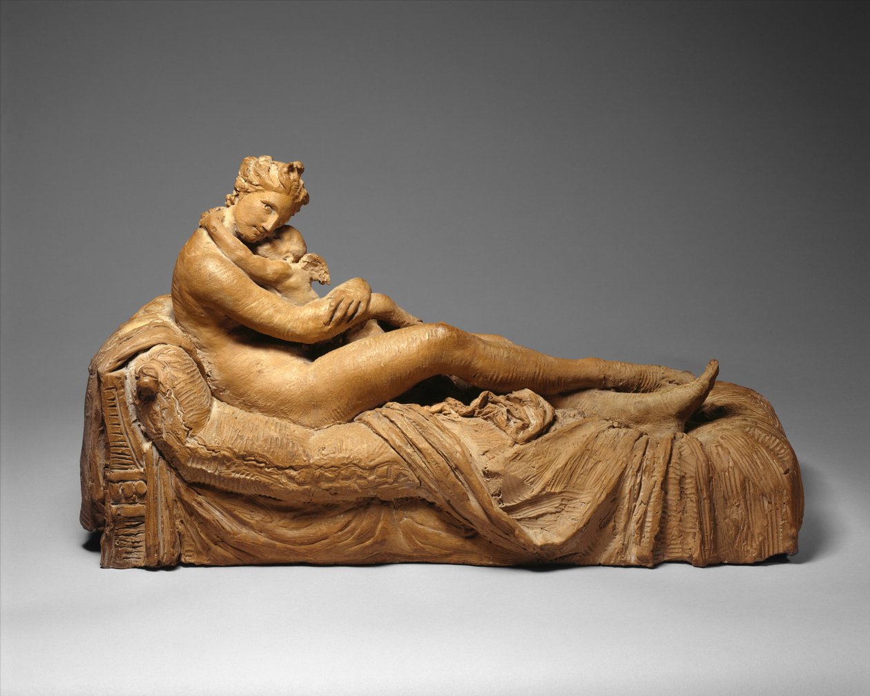 Venuše a Amor, 1798-99 (terakota) od Antonio Canova