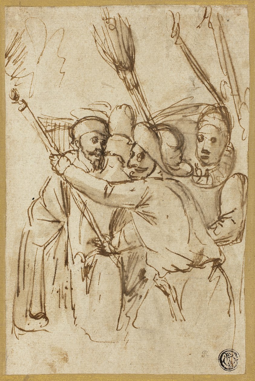 Karnevalové postavy od Antonio Carracci