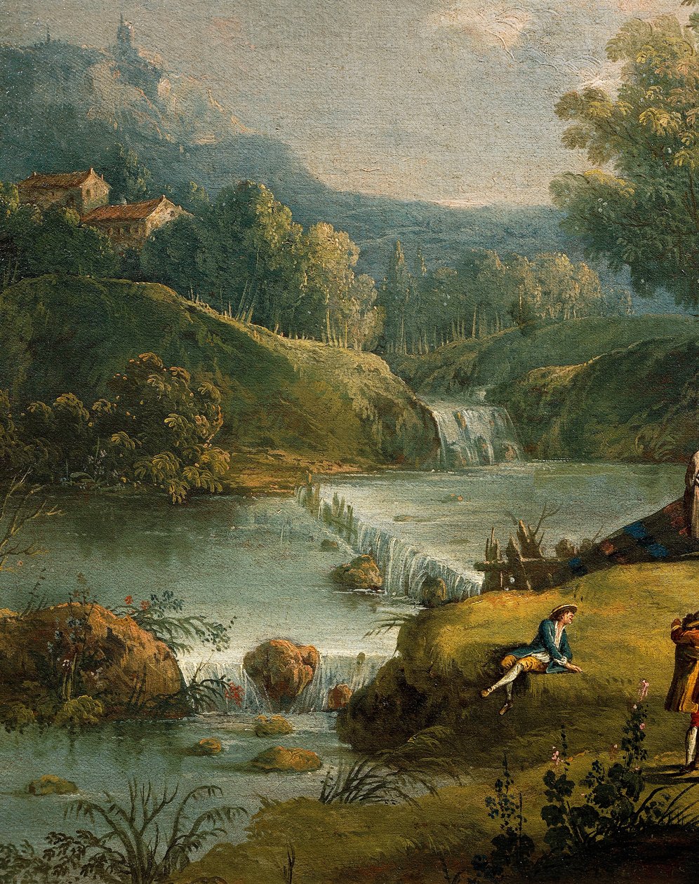 Jaro, od Antonia Dizianiho (1737-1797), malba. Detail. od Antonio Diziani