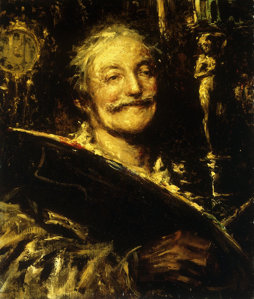 Autoportrét, od Antonio Mancini