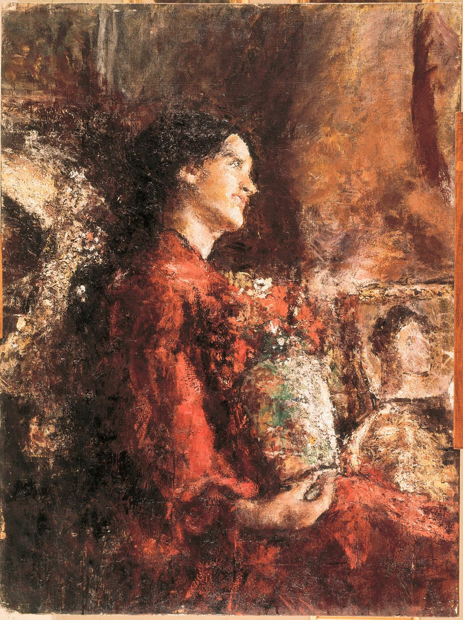 Lidia, konec 19.-začátek 20. století (olejomalba) od Antonio Mancini