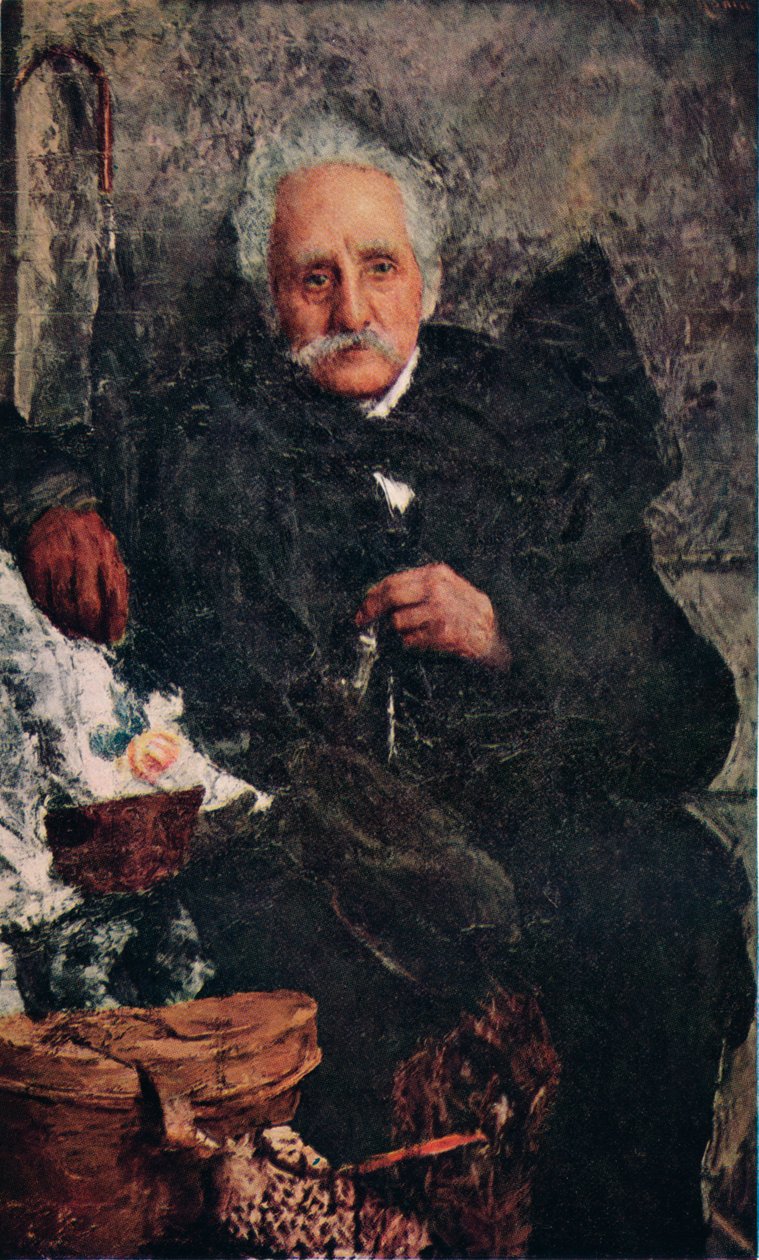 Na cestě, c1903 od Antonio Mancini