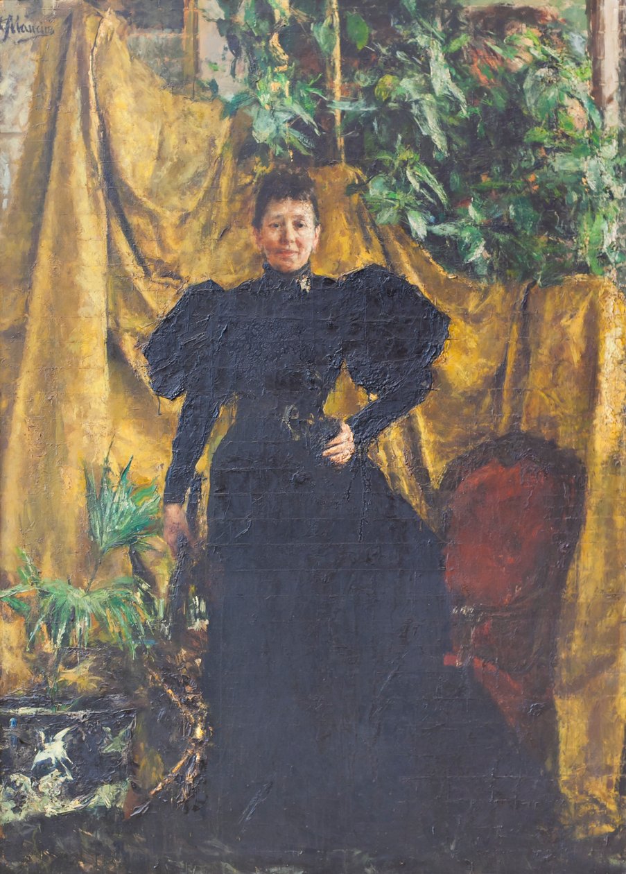 Portrét paní Pantaleoniové od Antonio Mancini