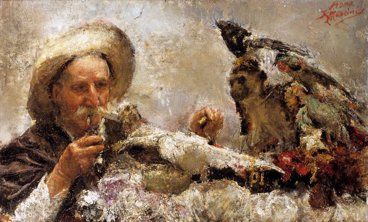 "Věštkyně", 1870-1930 od Antonio Mancini