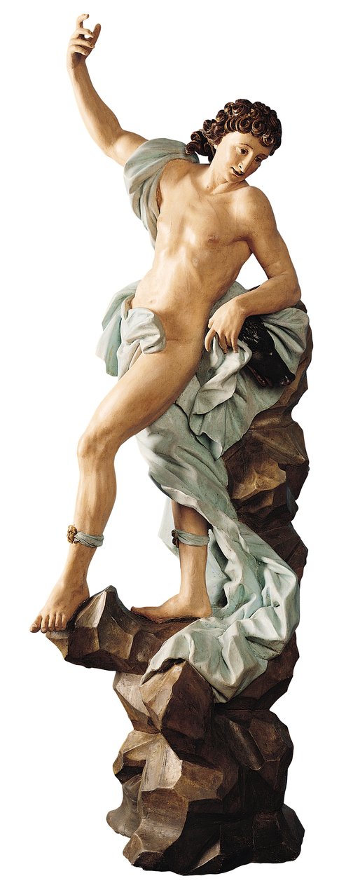 Meleager (polychromované dřevo) od Antonio Maria Maragliano