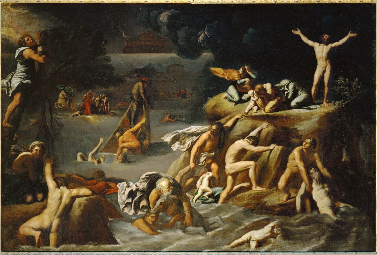 Le Deluge - potopa ... od Antonio Marziale Carracci