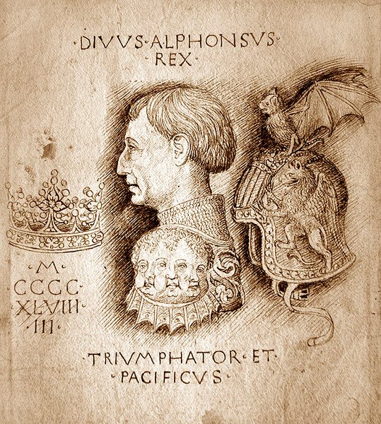 Studium pro medaili od Antonio Pisanello
