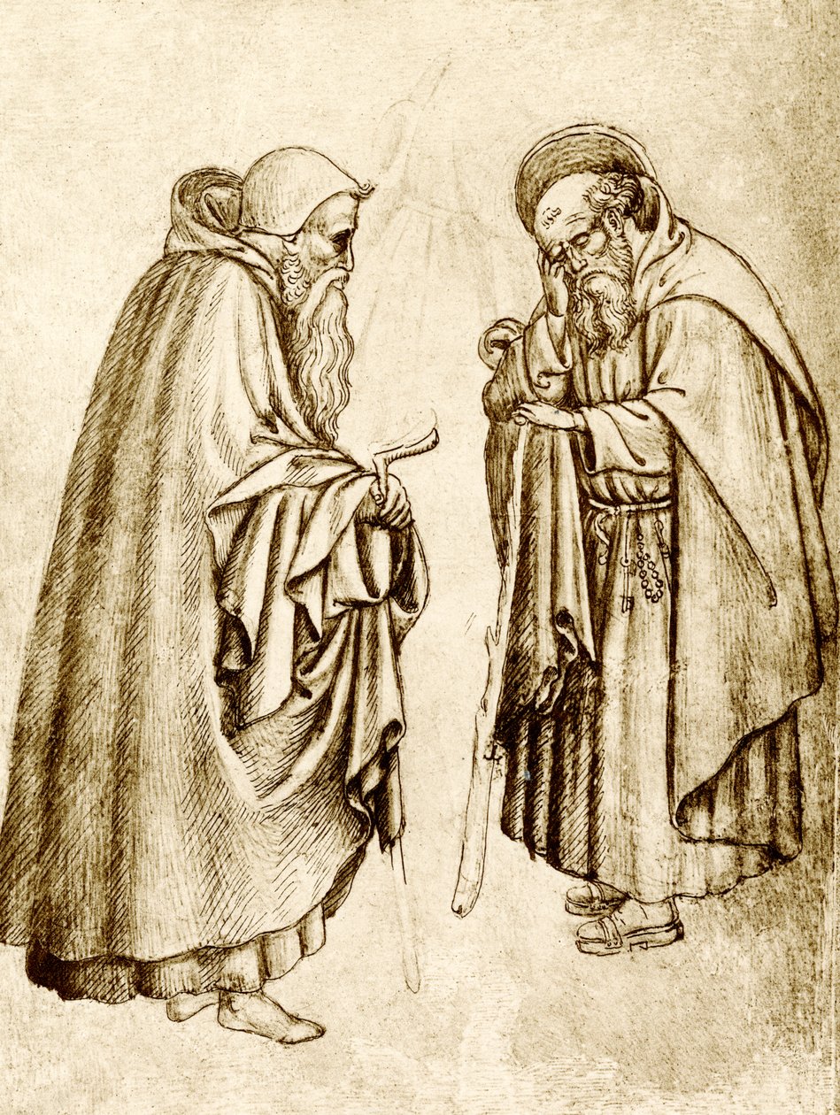 Dva mniši od Antonio Pisanello