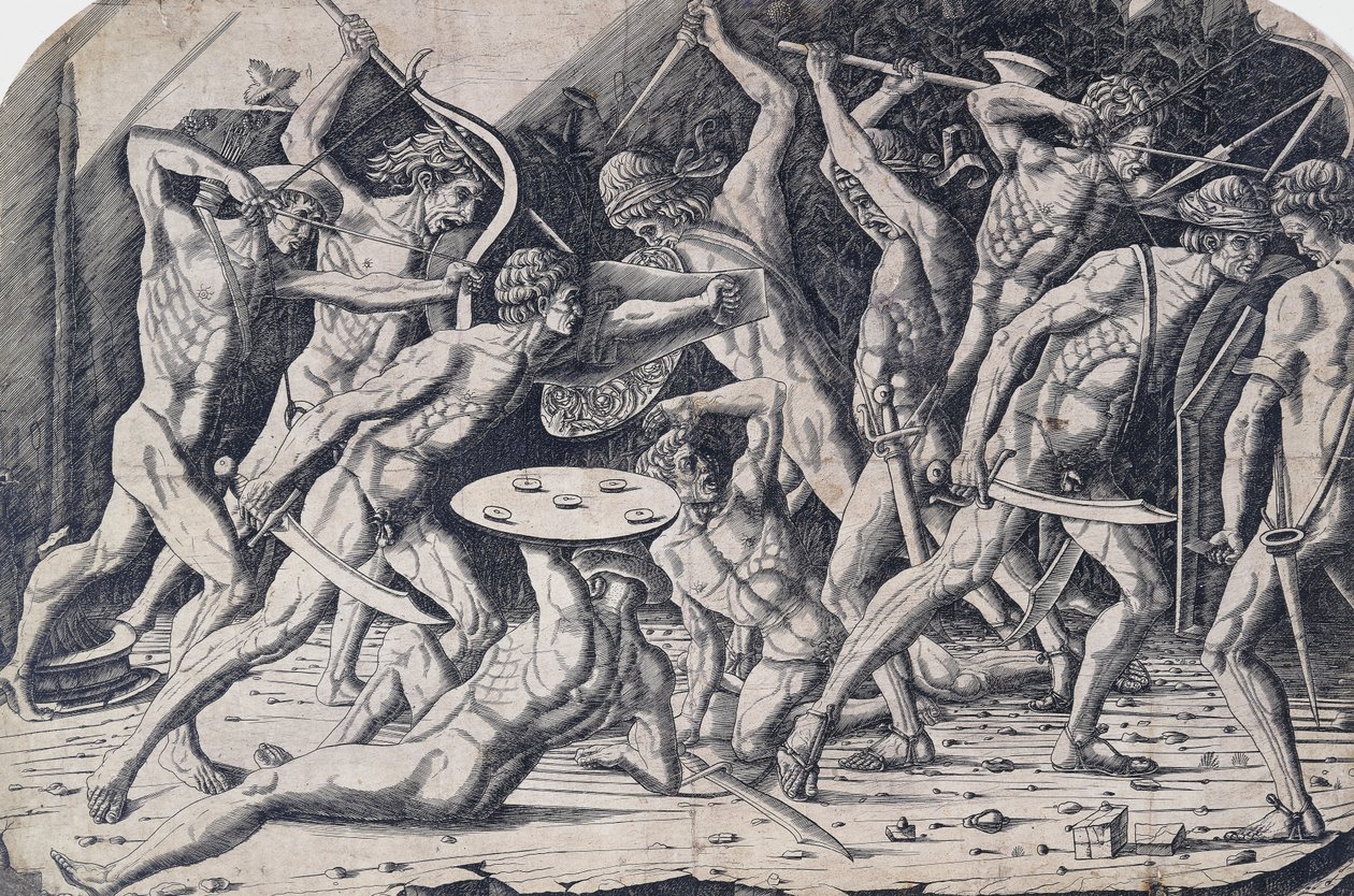 Hercules and the Giants, c.1475-80 od Antonio Pollaiuolo