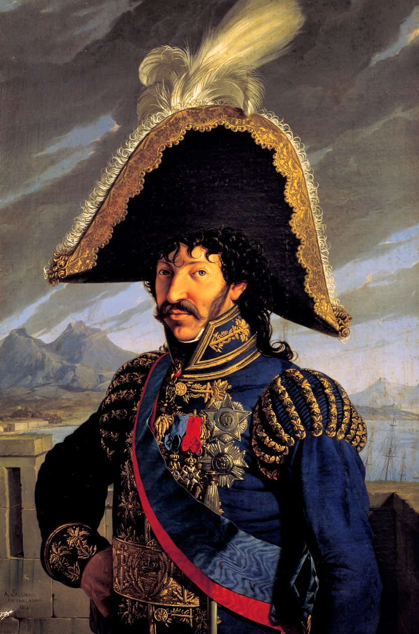 Portrét Joachima Murata od Antonio Raffaele Callander