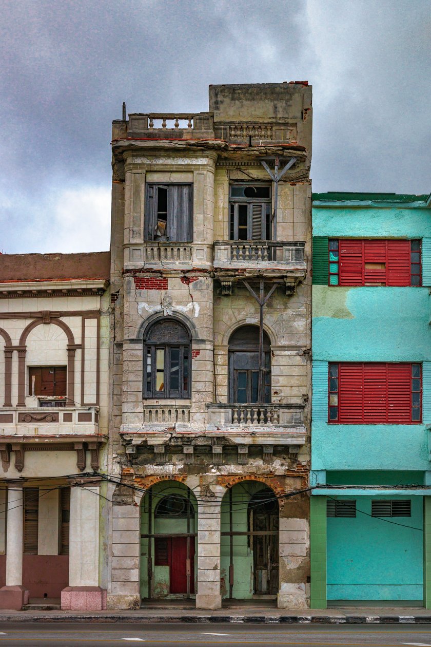 Calle Marina II, Havana, Kuba, 2017 (foto) od Antonio Schubert