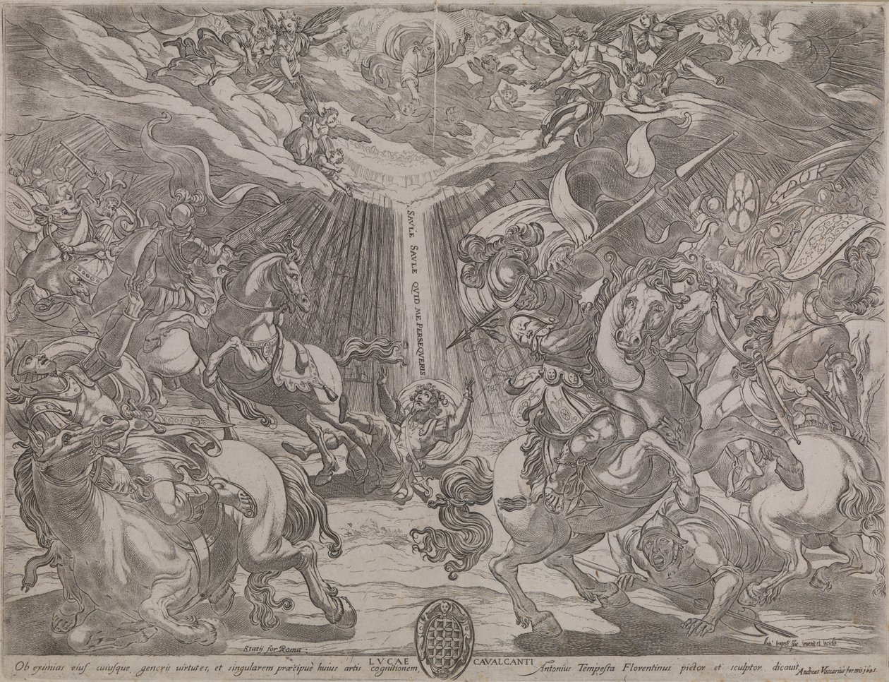 Pavlovo obrácení od Antonio Tempesta