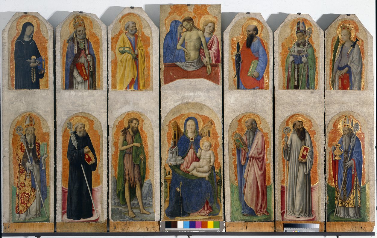 Polyptych z Praglie, kolem 1448 od Antonio Vivarini