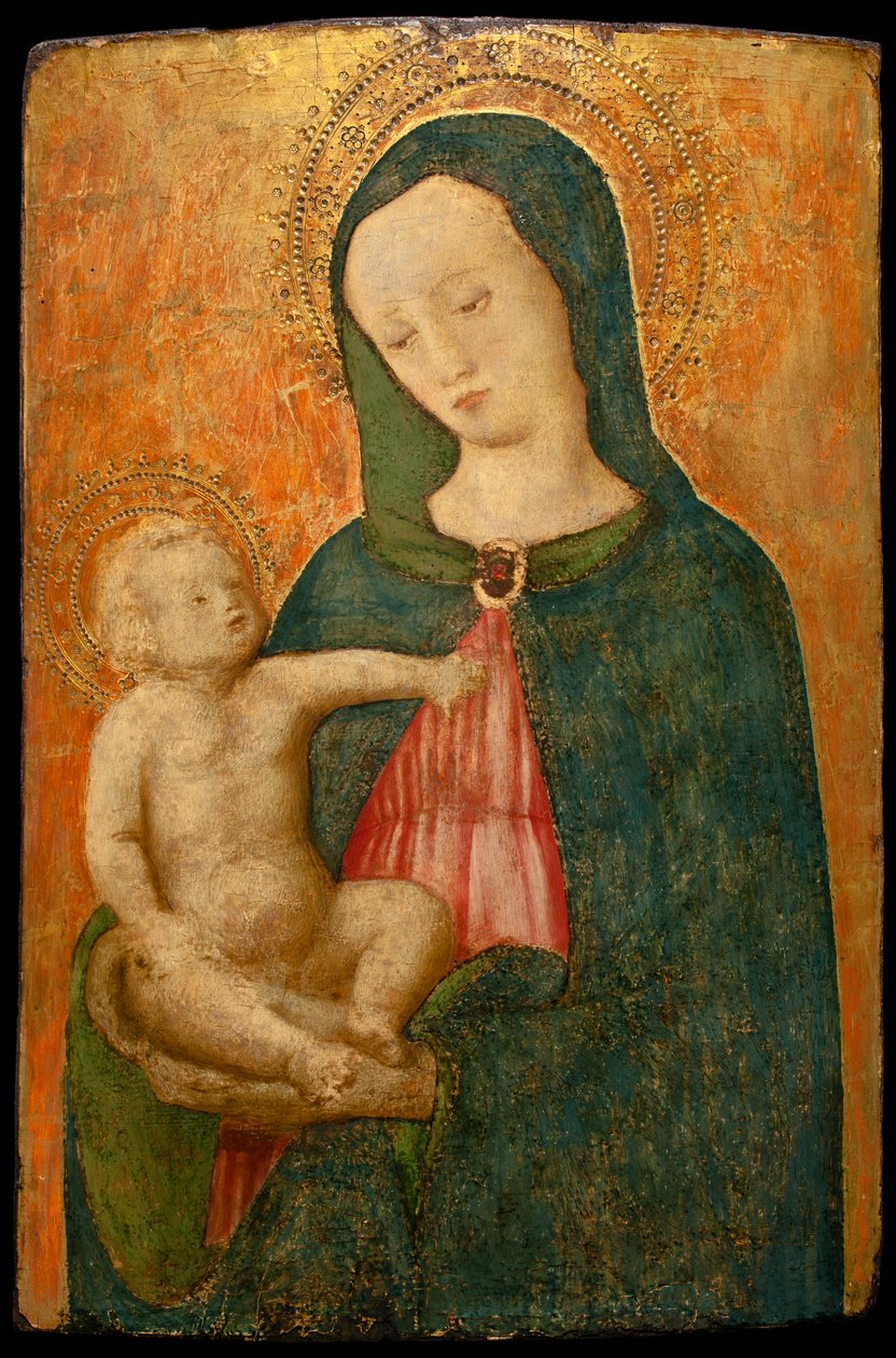 Panna a dítě (tempera na panelu) od Antonio Vivarini