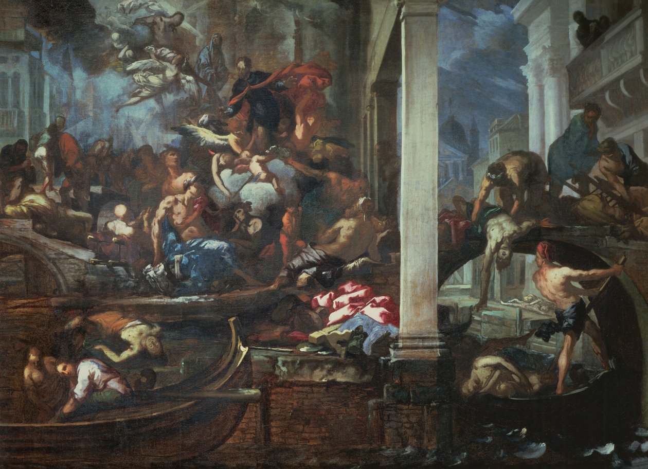 Smrt v Benátkách, 1666 od Antonio Zanchi