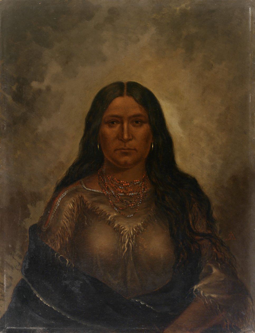 Chan-ku-wash-te-mine Good Road Woman, ca. 1887. od Antonio Zeno Shindler