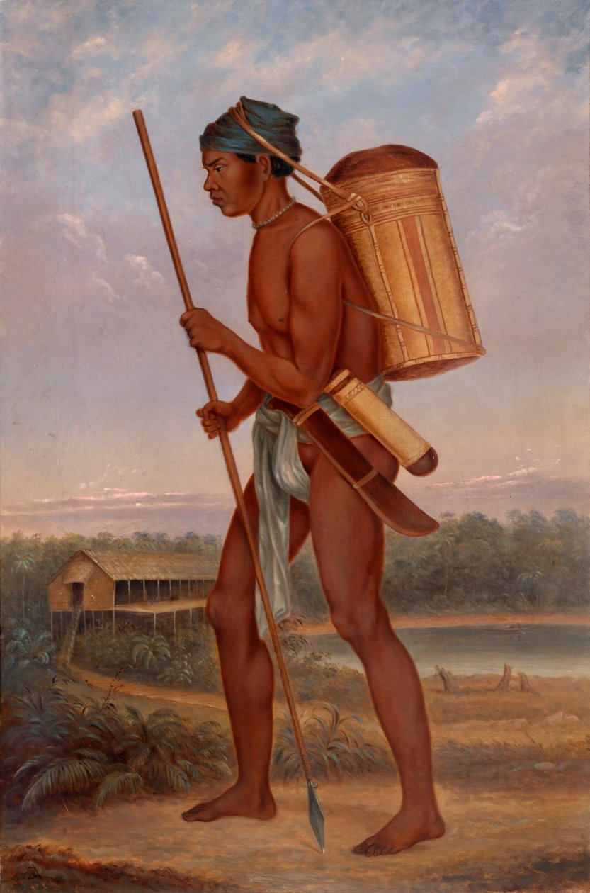 Diak Man, ca. 1893. od Antonio Zeno Shindler