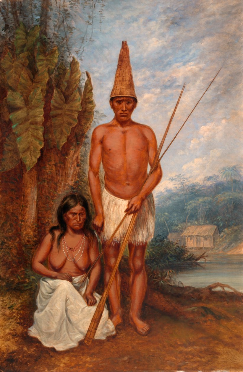 Indiáni z Omagua, ca. 1893. od Antonio Zeno Shindler