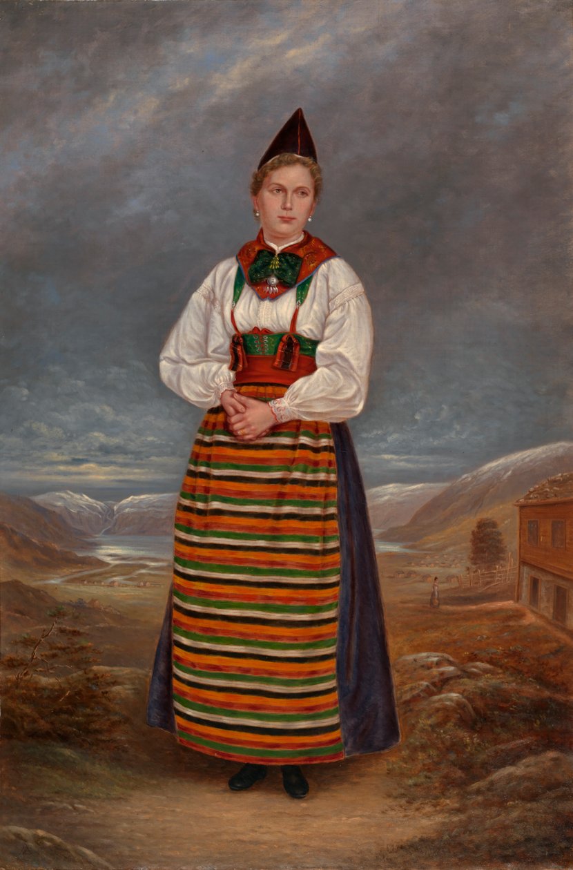 Švédská dáma, ca. 1893. od Antonio Zeno Shindler