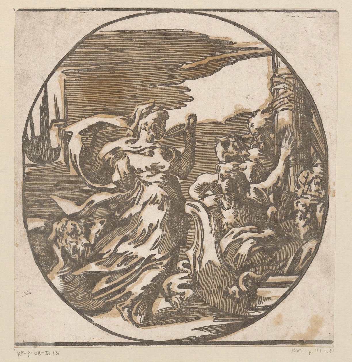 Circe pití od Antonio da Trento (possibly)